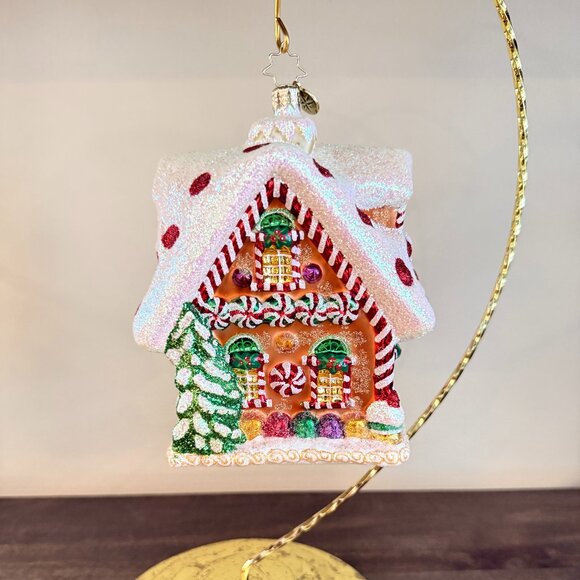 Christopher Radko Sweet Gingerbread House Ornament - Oversized - Picture 3 of 4